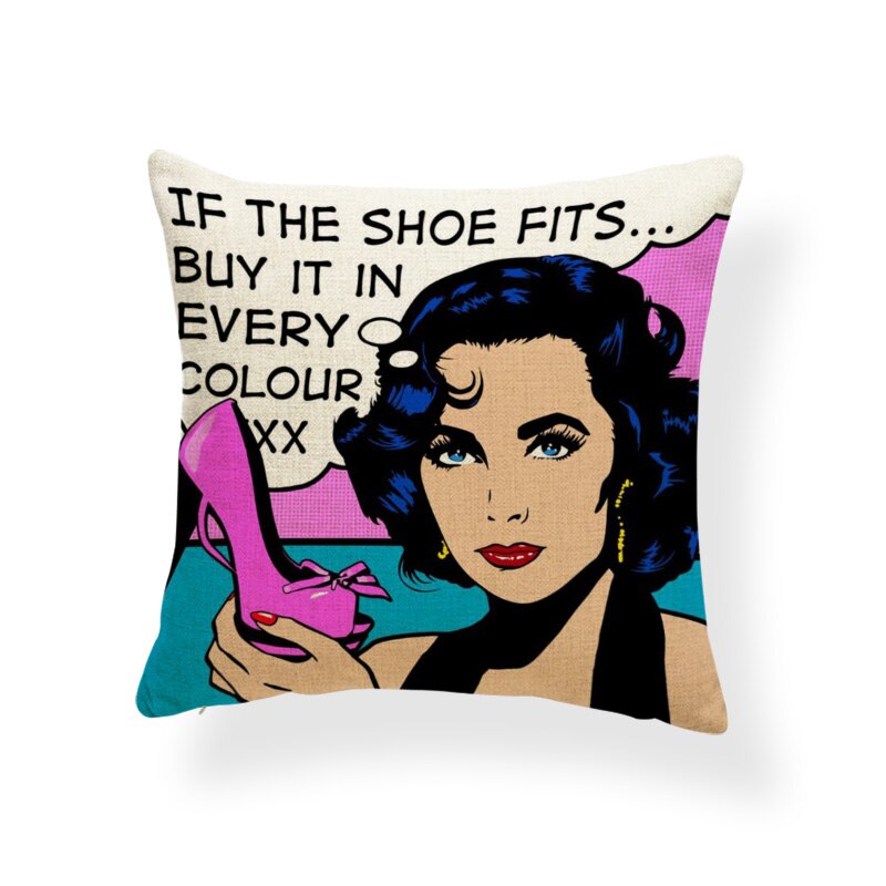Housse-de-coussin-Marilyn-Monroe-en-toile-de-jute-45x45cm-avec-personnages-James-Marshall-taie-d