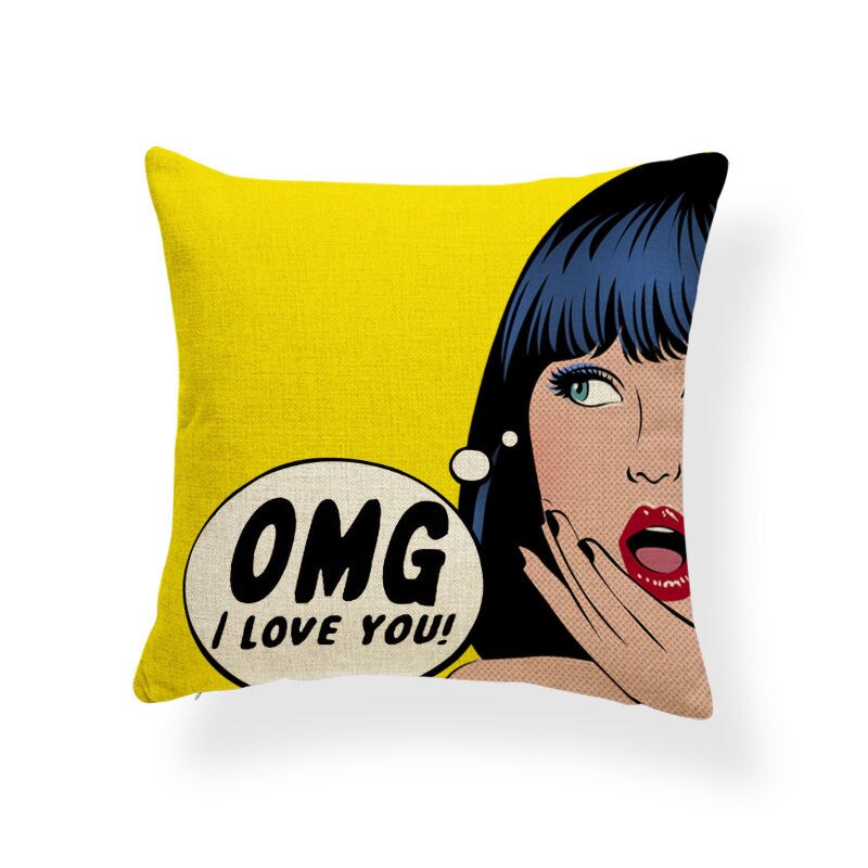 Housse-de-coussin-Marilyn-Monroe-en-toile-de-jute-45x45cm-avec-personnages-James-Marshall-taie-d