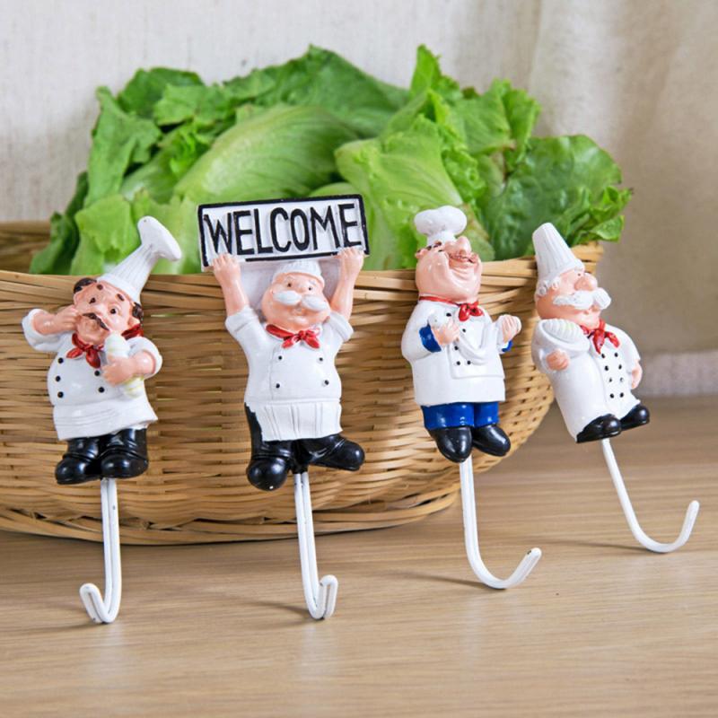 Crochets-muraux-en-acier-inoxydable-en-forme-de-Chef-dessin-anim-cr-atif-pour-porte-v