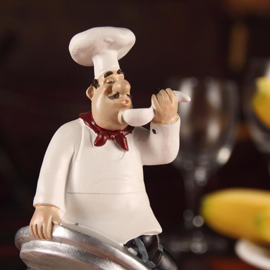Figurine-de-Chef-d-coratif-fran-ais-d-coration-de-maison-en-r-sine-3D-pour