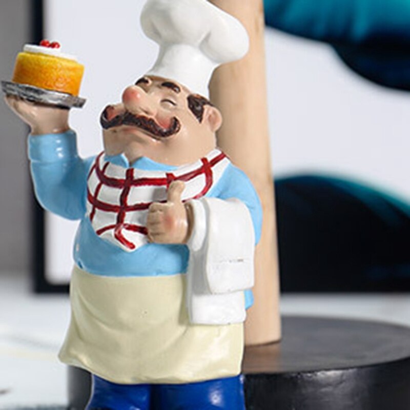 Statue-de-Chef-cr-ative-porte-serviettes-en-papier-porte-rouleau-Vertical-pour-Chef-d-coration