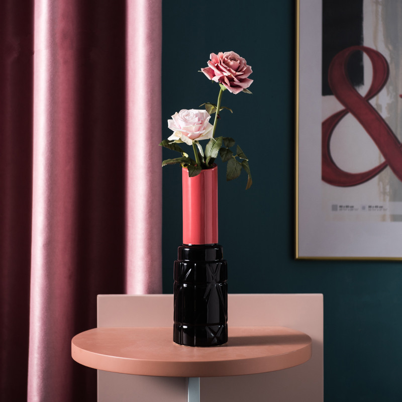 VASE-en-c-ramique-cr-atif-joli-rouge-l-vres-STYLE-nordique-moderne-ARRANGEMENT-de-fleurs