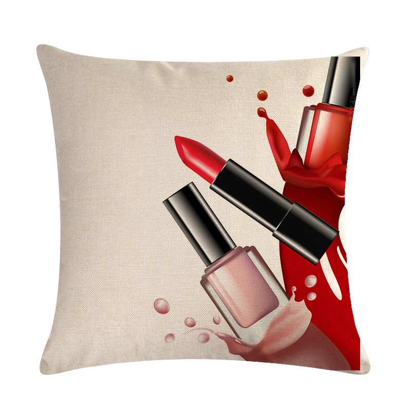 45cm-45cm-peint-la-main-fleurs-rouge-l-vres-bouteilles-housse-de-coussin-et-canap-taie