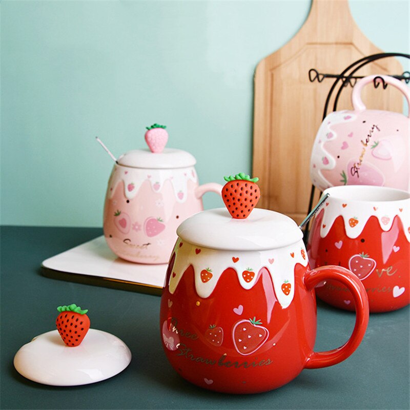 Tasse-caf-en-c-ramique-de-grande-capacit-500ml-avec-couvercle-et-cuill-re-en-porcelaine