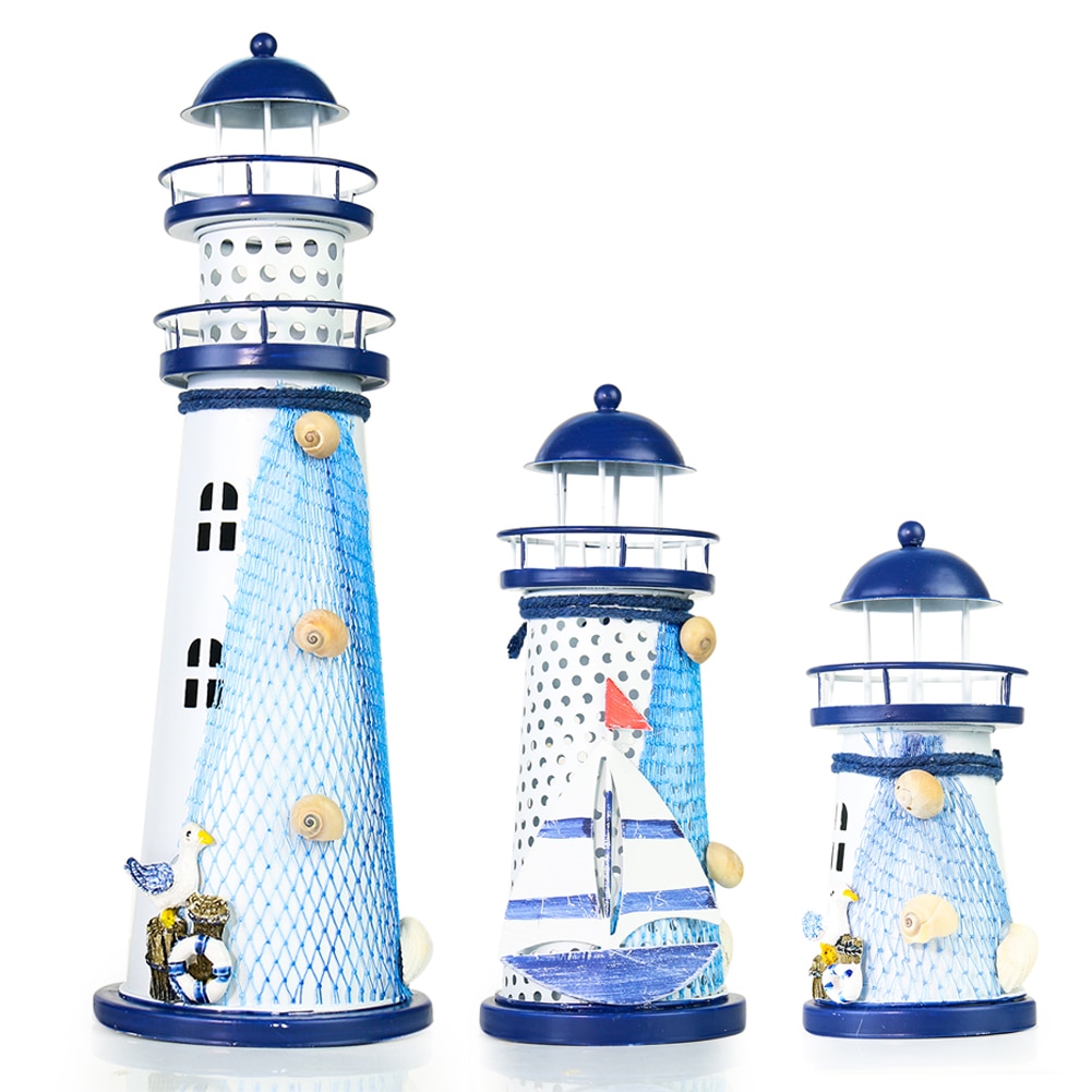 Filet-de-p-che-en-forme-de-phare-en-forme-de-coquille-d-toile-de-mer