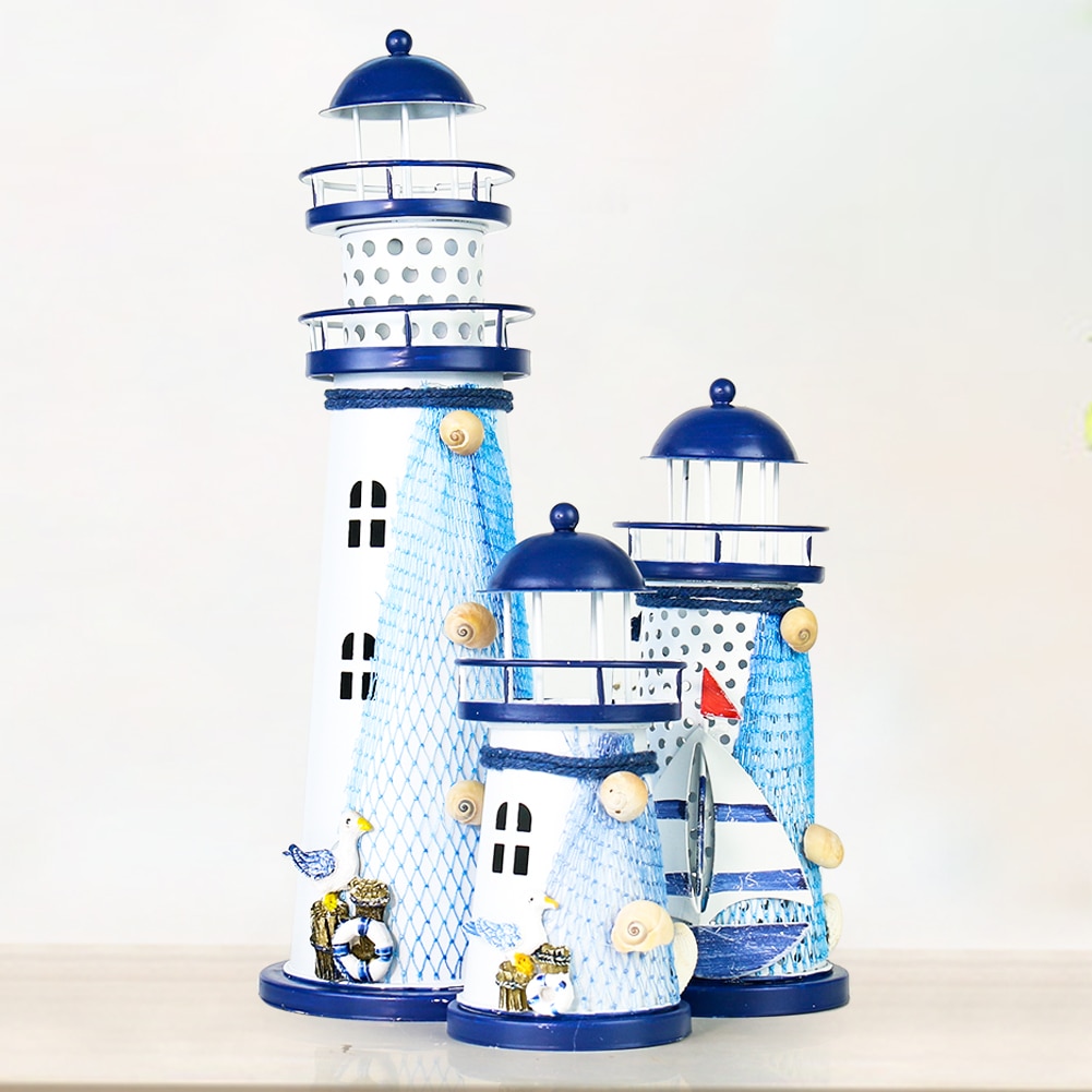 Filet-de-p-che-en-forme-de-phare-en-forme-de-coquille-d-toile-de-mer