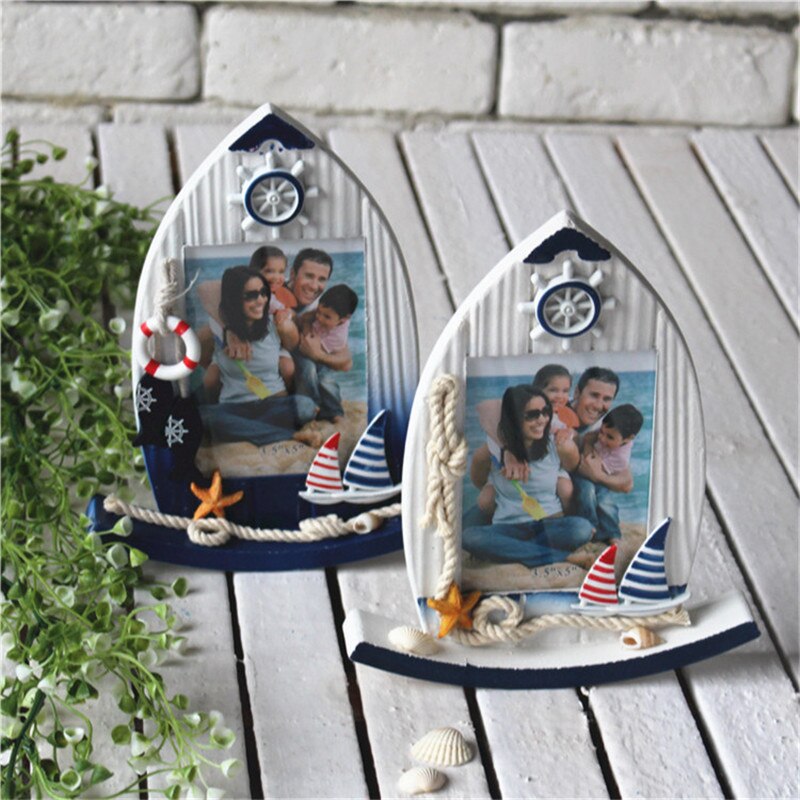 Cadre-Photo-familial-en-bois-de-5-pouces-Style-oc-an-m-diterran-en-forme-de