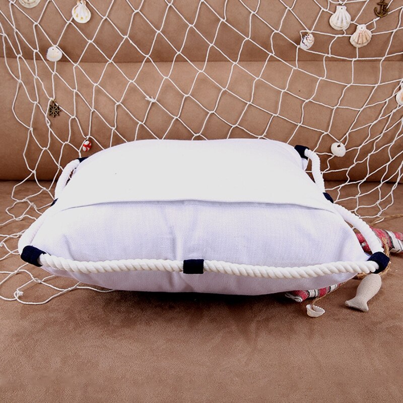 Housse-de-coussin-brod-e-pour-boussole-couverture-toile-Marine-Navigation-m-diterran-enne