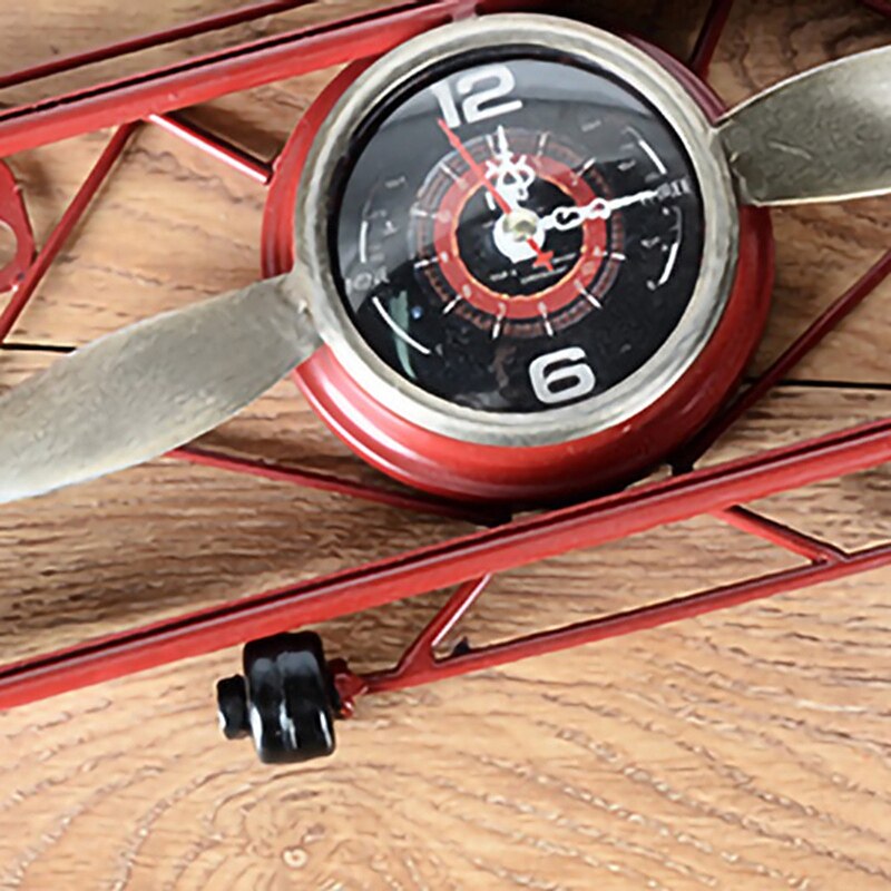 Horloge-avion-r-tro-cr-ative-salon-mur-manger-d-coration-murale-tenture-murale-horloge-ornementale