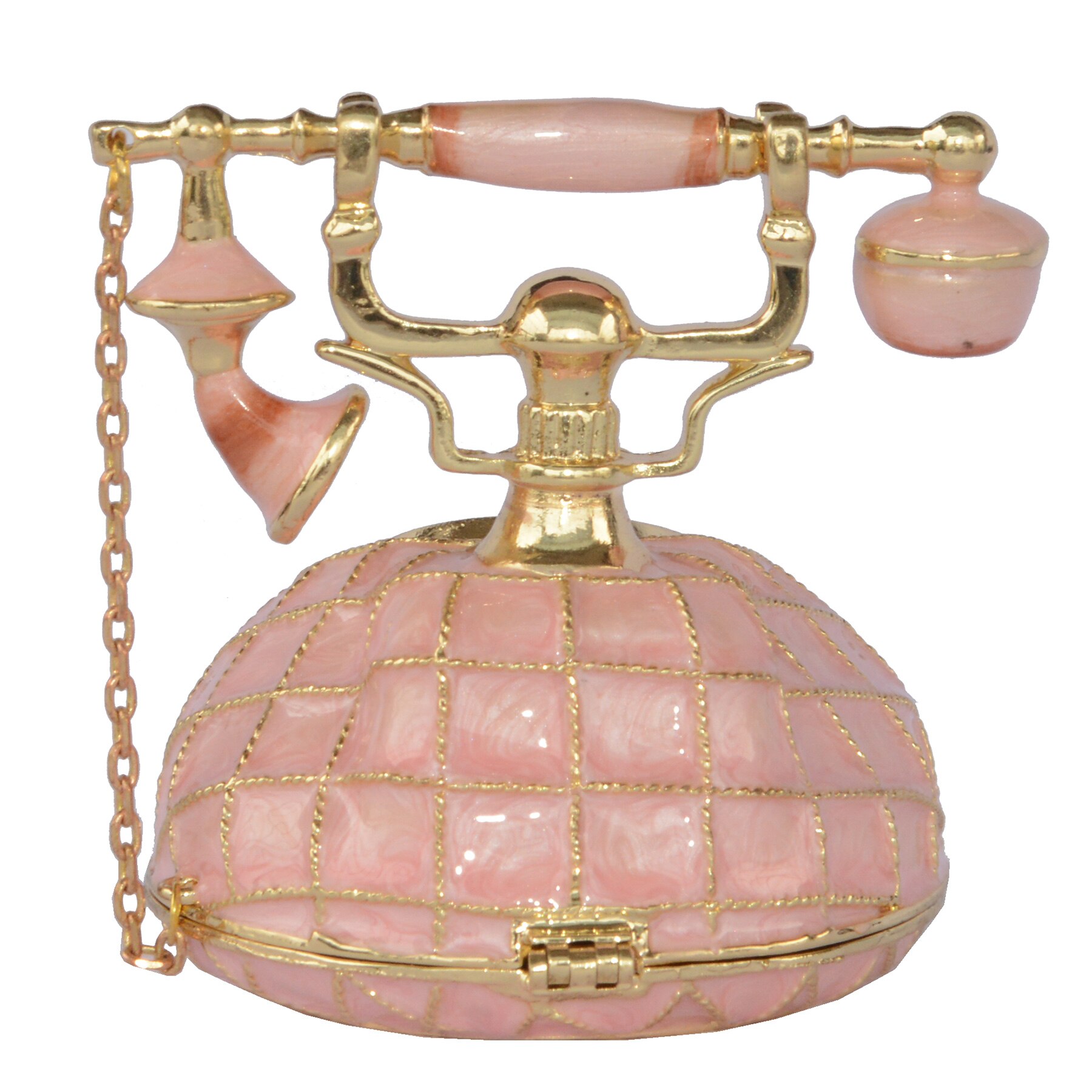 Bibelot-bijoux-avec-t-l-phone-rose-bo-te-maill-e-cadeau-de-no-l-ou