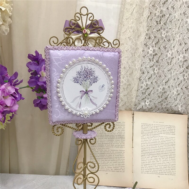 Korean-Cosmetic-Mirror-Princess-Home-Decoration-Accessories-Desktop-Ornaments-Eardrop-Ring-Storage-Table-French-Angel-Mirror