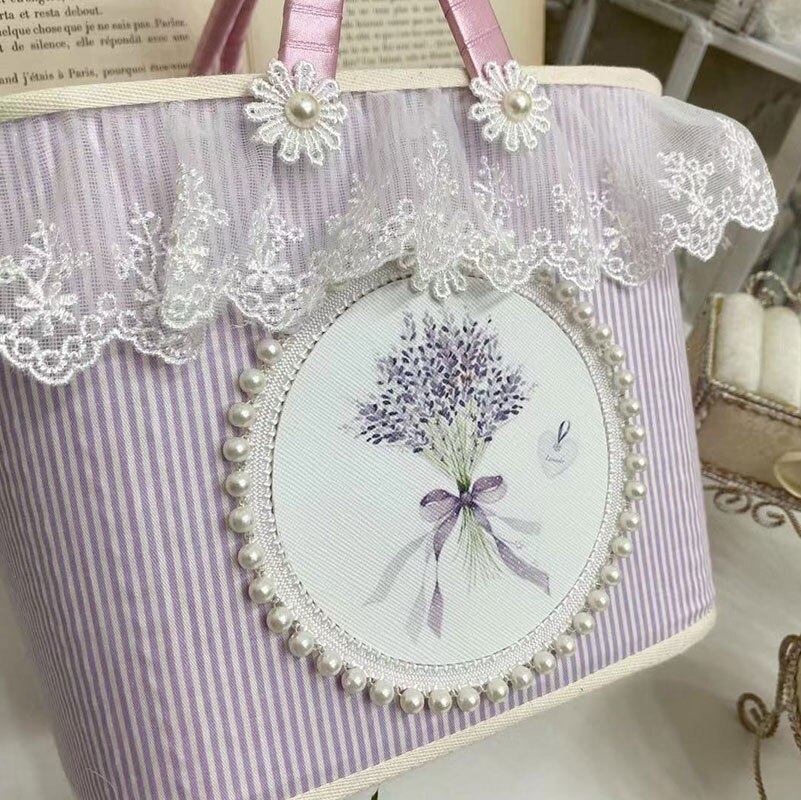 Bo-te-de-rangement-en-dentelle-fran-aise-panier-de-rangement-pour-articles-divers-de-bureau