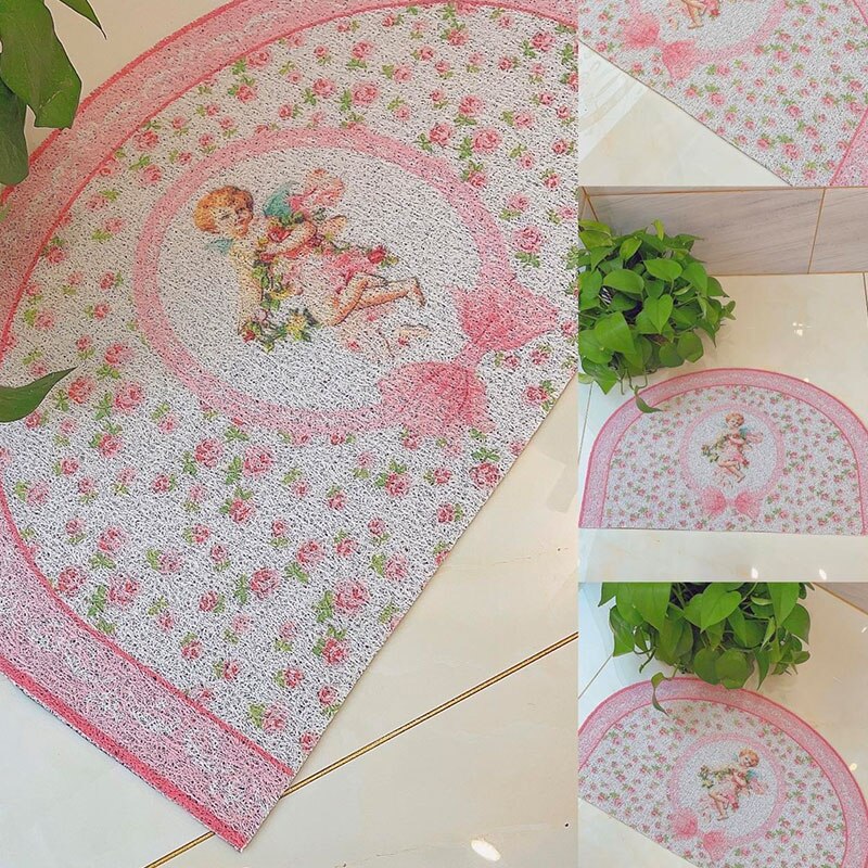 Paillasson-anti-poussi-re-Rose-r-tro-europ-en-tapis-de-pied-antid-rapant-en-demi