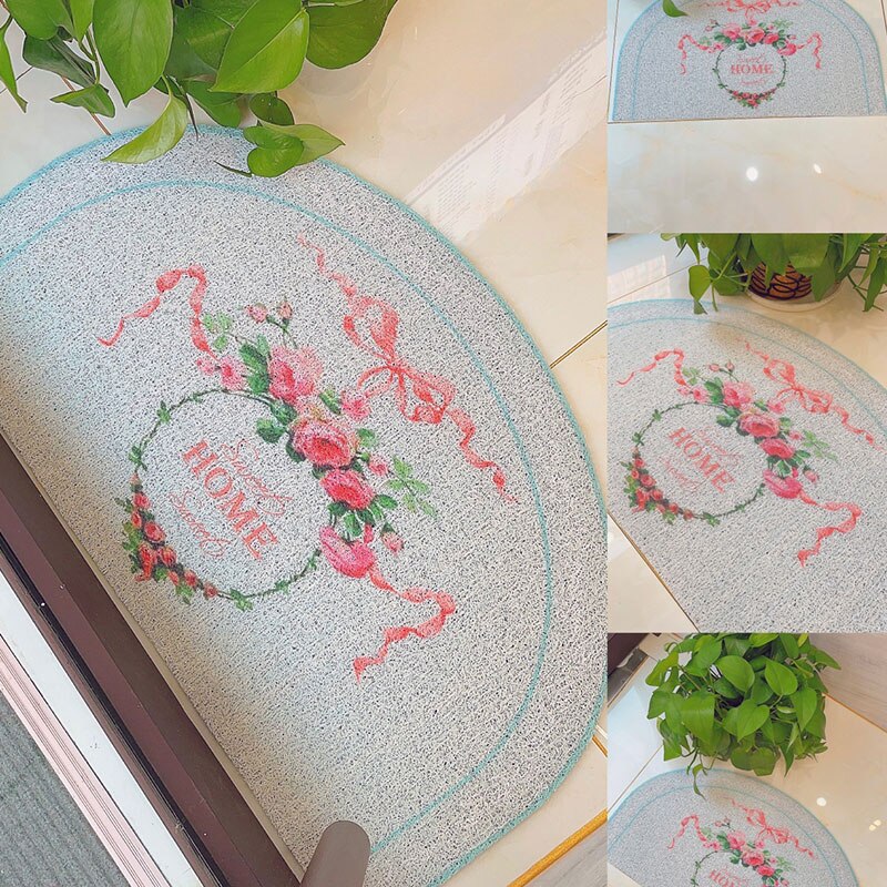 Paillasson-anti-poussi-re-Rose-r-tro-europ-en-tapis-de-pied-antid-rapant-en-demi