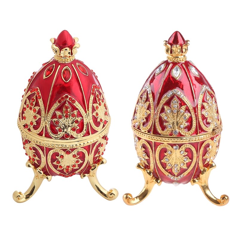 Bo-te-bijoux-de-Style-Royal-Unique-ornement-d-uf-de-p-ques-diamant-uf-en