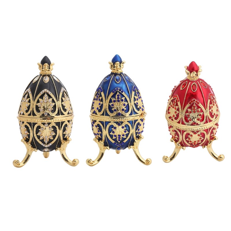Bo-te-bijoux-de-Style-Royal-Unique-ornement-d-uf-de-p-ques-diamant-uf-en