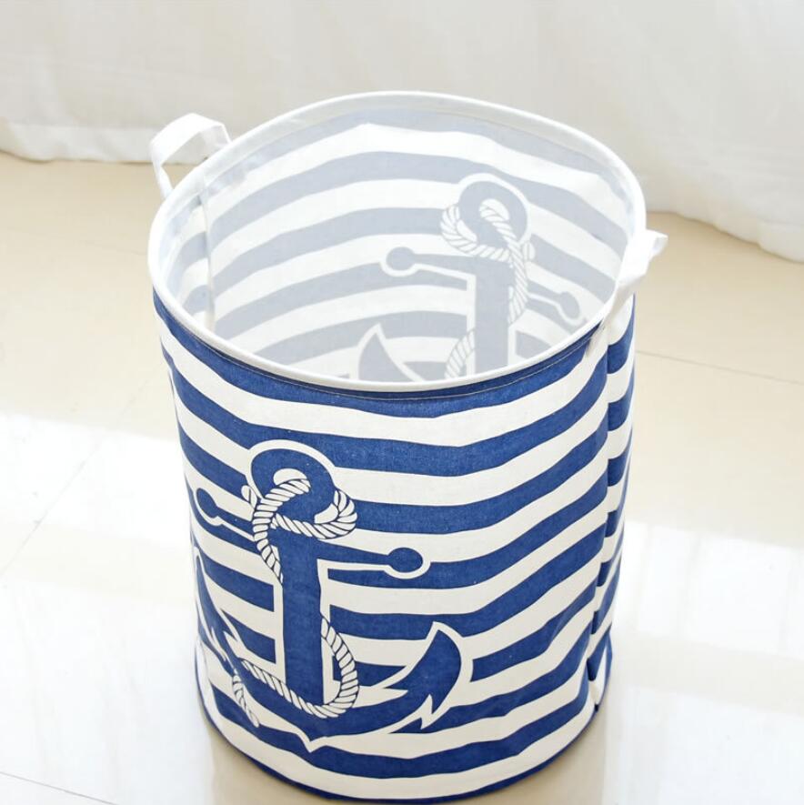 Panier-linge-pliant-tanche-rayures-panier-de-rangement-pour-v-tements-d-coration-de-maison-baril