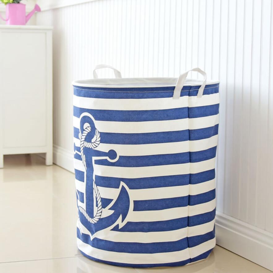 Panier-linge-pliant-tanche-rayures-panier-de-rangement-pour-v-tements-d-coration-de-maison-baril