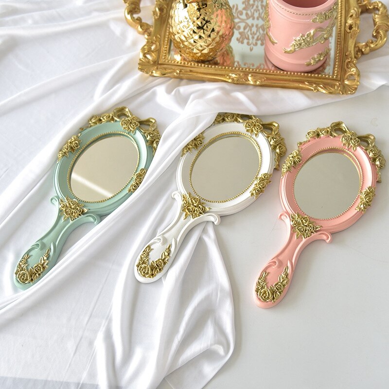 Miroir-main-de-maquillage-Vintage-miroir-cosm-tique-main-avec-poign-e-pour-cadeaux