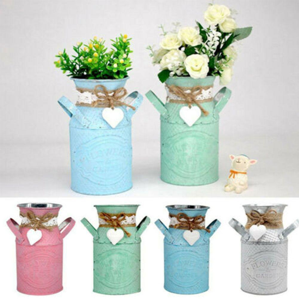 Pot-de-fleurs-Vintage-en-m-tal-pot-de-plantes-en-tain-seau-de-mariage-d