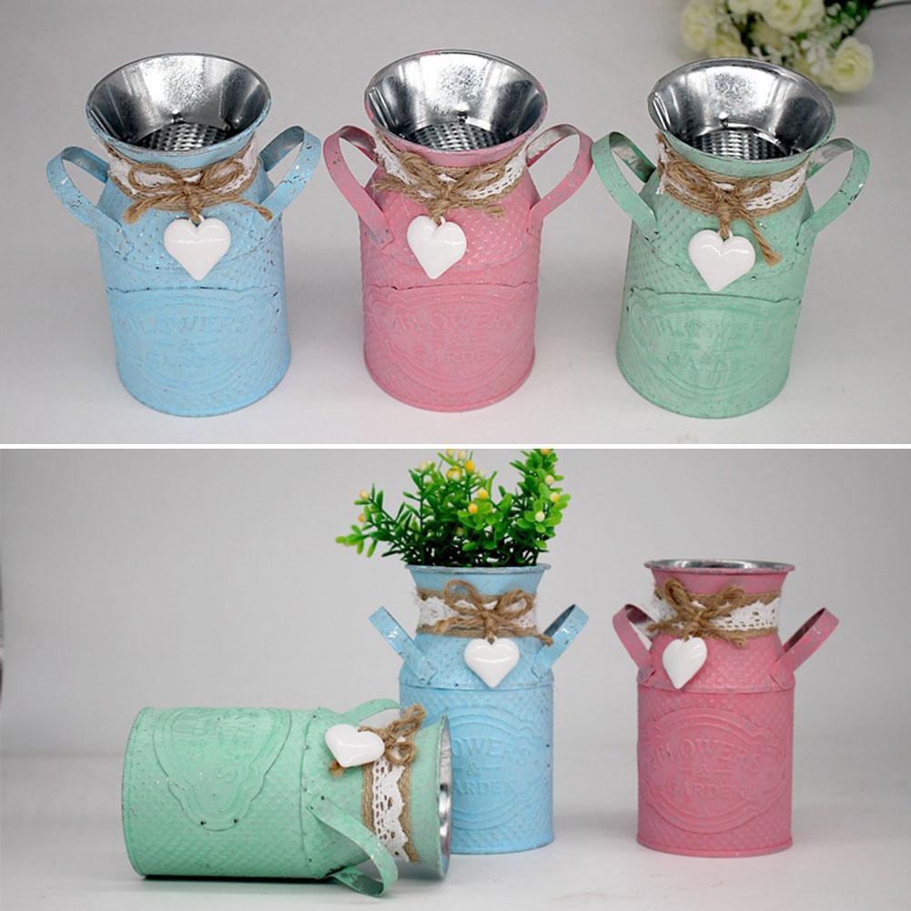 Pot-de-fleurs-Vintage-en-m-tal-pot-de-plantes-en-tain-seau-de-mariage-d