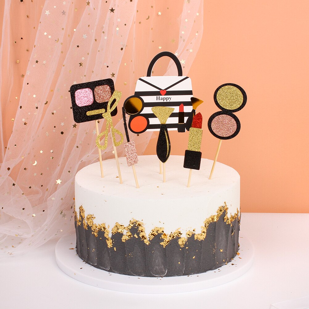 Pics-de-d-coration-cupcake-topper-g-teau-maquillage-pour-fille-et-femme-comprend-rouge-l