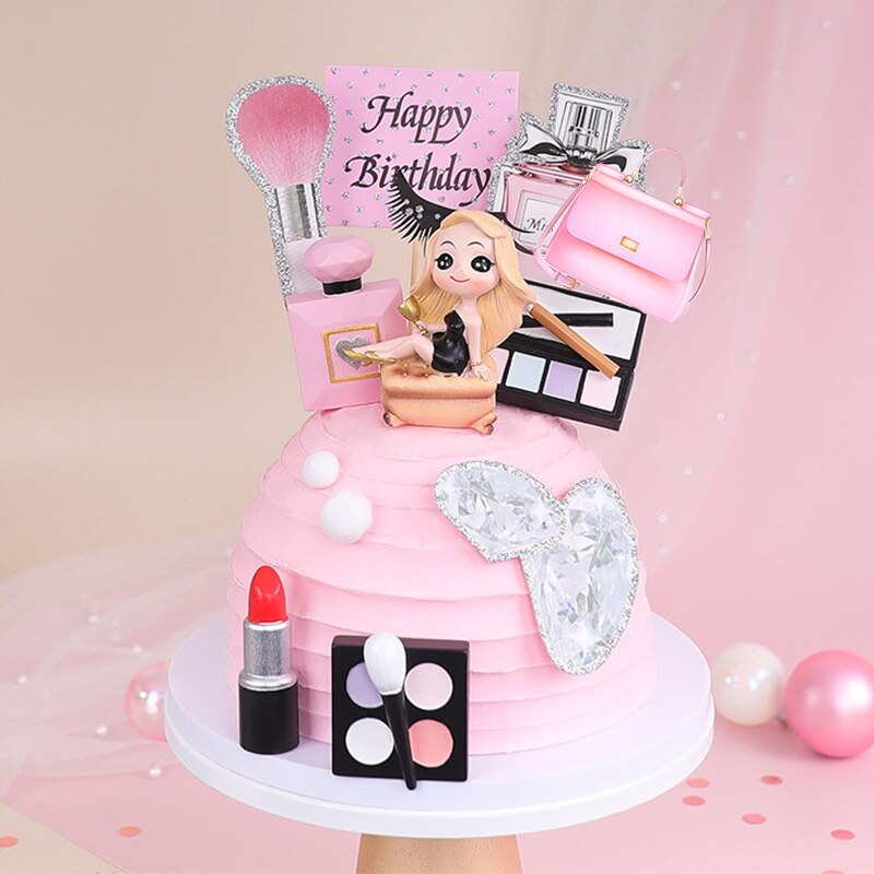 Pics-de-d-coration-cupcake-topper-g-teau-maquillage-pour-fille-et-femme-comprend-rouge-l