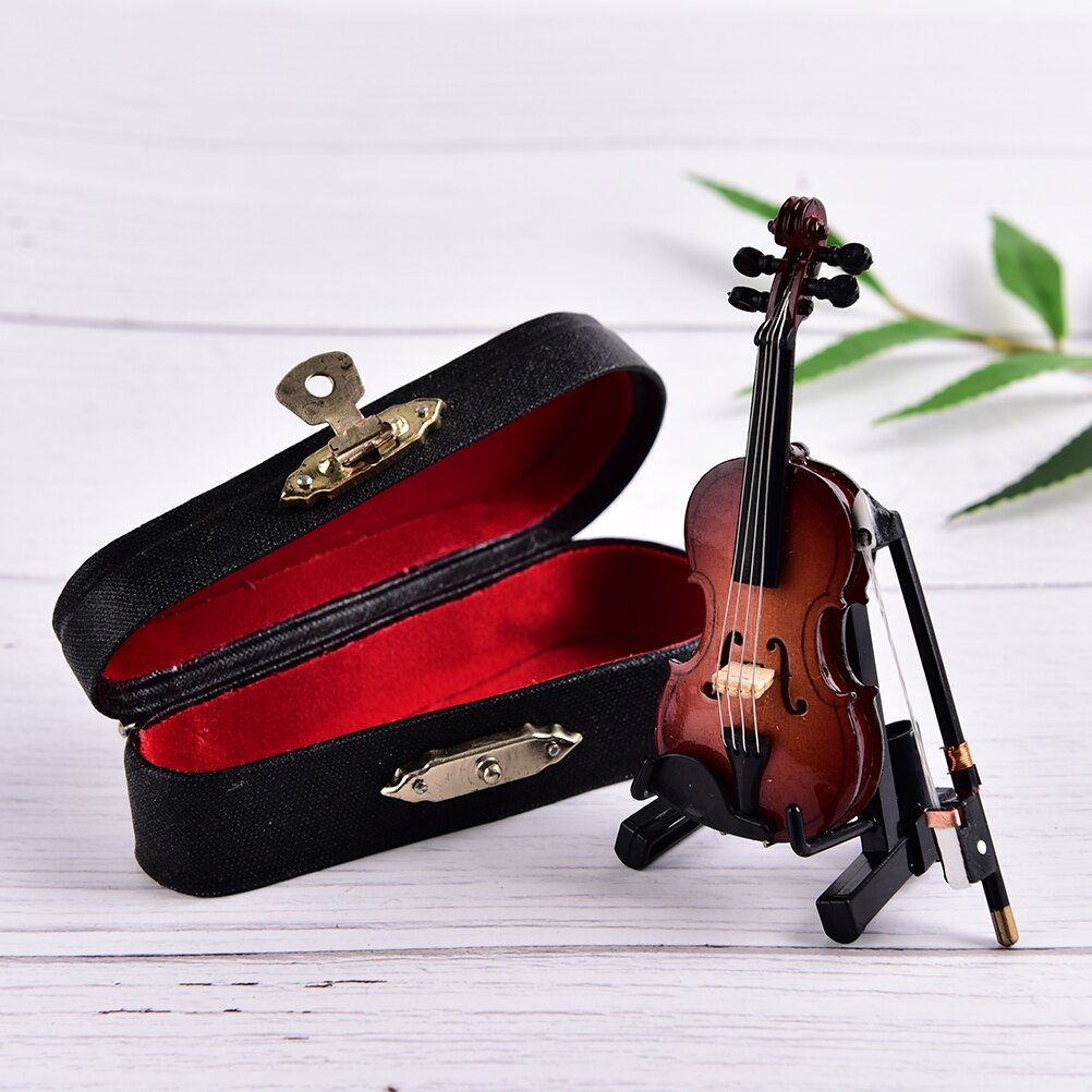 Collection-d-instruments-musicaux-en-bois-de-8cm-ornements-d-coratifs-Mini-violon-avec-Support-mod