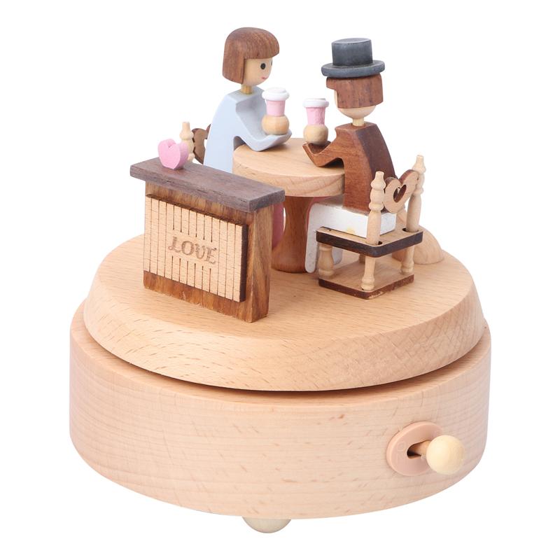 Bo-te-musique-en-bois-fait-la-main-magnifique-bo-te-musique-m-canique-pour-Couple