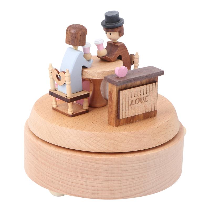 Bo-te-musique-en-bois-fait-la-main-magnifique-bo-te-musique-m-canique-pour-Couple