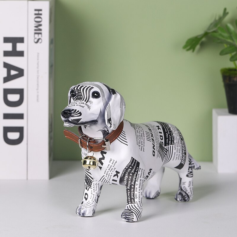 Figurines-de-chien-teckel-cr-atif-et-Unique-d-coration-pour-chambre-coucher-armoire-vin-bureau