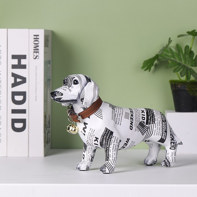 Figurines-de-chien-teckel-cr-atif-et-Unique-d-coration-pour-chambre-coucher-armoire-vin-bureau