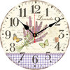 Horloge-murale-Vintage-en-bois-violet-lavande-ronde-et-silencieuse-grande-d-coration-moderne-de-cuisine
