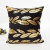 Taie-d-oreiller-g-om-trique-de-luxe-couleur-or-ananas-coton-et-Polyester-housse-de