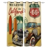 Rideaux-d-coratifs-Vintage-r-paration-de-Logo-d-autoroute-Art-nostalgique-Garage-r-paration-de