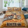 Parure-de-lit-imprim-e-Route-66-pour-enfants-ensemble-de-literie-avec-housse-de-couette