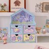 Armoire-de-rangement-en-forme-de-maison-rose-Kawaii-pr-sentoir-en-bois-Style-Girly-jeux