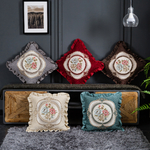 Housse-de-coussin-d-corative-en-tissu-Chenille-taie-d-oreiller-brod-e-Jacquard-pour-lit