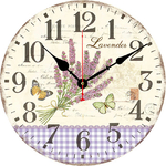 Horloge-murale-Vintage-en-bois-violet-lavande-ronde-et-silencieuse-grande-d-coration-moderne-de-cuisine