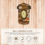 Horloge-murale-r-tro-suspendue-d-coration-silencieuse-Vintage-style-m-diterran-en-Design-Antique-Non