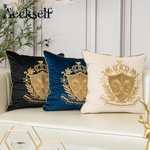 Aeckself-housse-de-coussin-de-luxe-en-velours-broderie-europ-enne-d-coration-de-maison-bleu