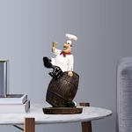 Figurine-de-Chef-d-coratif-fran-ais-d-coration-de-maison-en-r-sine-3D-pour