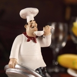 Figurine-de-Chef-d-coratif-fran-ais-d-coration-de-maison-en-r-sine-3D-pour