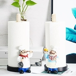 Statue-de-Chef-cr-ative-porte-serviettes-en-papier-porte-rouleau-Vertical-pour-Chef-d-coration