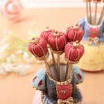 5-pcs-set-Baril-Feuilles-Fourchette-Fruits-Fruits-Cure-Dents-D-jeuner-G-teau-Dessert-Choix
