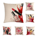 45cm-45cm-peint-la-main-fleurs-rouge-l-vres-bouteilles-housse-de-coussin-et-canap-taie