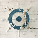 Filet-de-p-che-d-coratif-en-bois-de-9-pouces-bateau-de-plage-volant-de