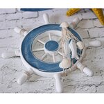 Filet-de-p-che-d-coratif-en-bois-de-9-pouces-bateau-de-plage-volant-de