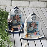 Cadre-Photo-familial-en-bois-de-5-pouces-Style-oc-an-m-diterran-en-forme-de