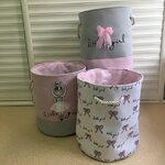 Panier-linge-rose-pour-filles-bo-te-de-rangement-de-jouets-conteneur-de-v-tements-sales